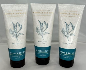 3 - Bath & Body Works Aromatherapy Eucalyptus + Tea Stress Relief Body Cream - Picture 1 of 4