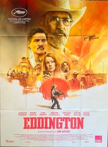 Affiche cinéma EDDINGTON 120x160cm Poster Ari Aster Joaquin Phoenix Pedro Pascal - Foto 1 di 1