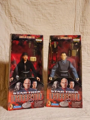 Estatuillas Data & Counselor Troi - Star Trek Insurrection, 9" Playmates Foto 1 de 2