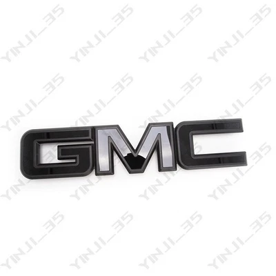 Emblema de parrilla GM TODO negro para GMC Sierra 1500 2500HD 3500HD 2015-2019 Foto 1 de 4