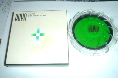 9 Hoya  -- 48 mm Filter 3 green & 6-x1x  filters "new" - Image 1 of 4