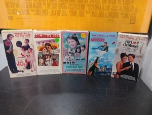 VHS Lot Michael J Fox Life W Mikey Poison Ivy Secret To My Success Love Or Money - Picture 1 of 10