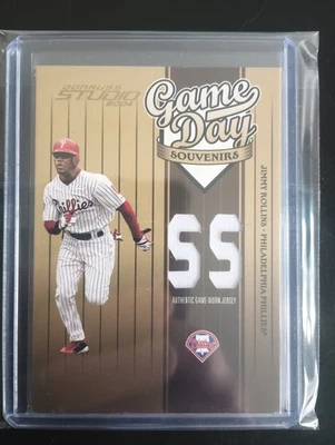 Donruss Studio 2004 - Jimmy Rollins Game Day Souvenirs #GD-66/250 (Mem) Foto 1 de 2