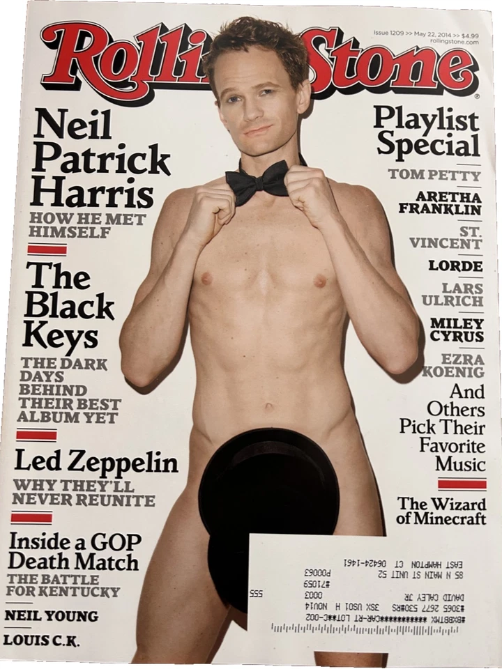 Rolling Stone Magazine Issue 1209 May 2014 Neil Patrick Harris Led Zeppelin - Image 1 of 1