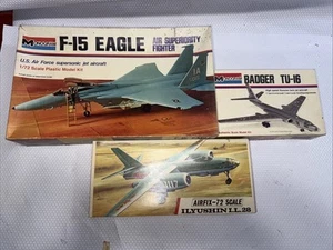 Airfix-72 Ilyushin I.L.28 Monogram F-15 Eagle Badger TU-16 Modellflugzeug Bausätze - Bild 1 von 18