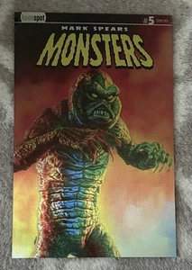Monstruos Mark Spears #5 variante de cubierta de metal criatura casi nuevo - Imagen 1 de 2