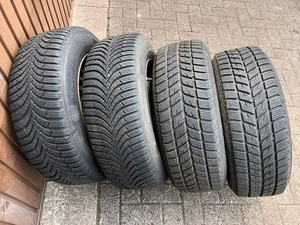 4xkomplette Winterreifen+Felgen 205/65R15 94H+T für Mercedes E,S,SL Klasse,W124 - Bild 1 von 22
