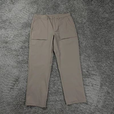 Pantalones ALO Yoga Block Para Hombre Marrón Rendimiento Chino Bolsillo Talla 33R 33X28 Foto 1 de 4