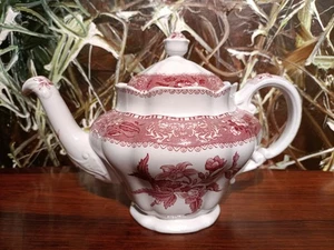 SPODE England, PINK CAMILLA, schöne Teekanne 1,2 Liter - Picture 1 of 5