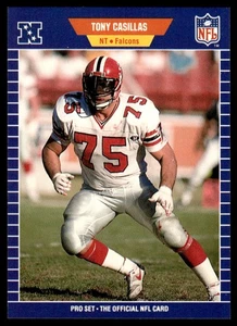 1989 Pro Set Tony Casillas Atlanta Falcons #6 - Picture 1 of 2
