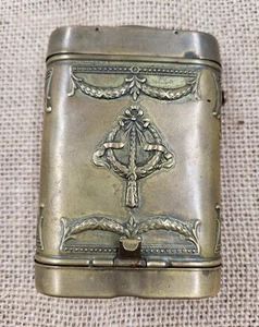 Rarissima torcia tascabile antica vintage in ottone.Non testata - Foto 1 di 18