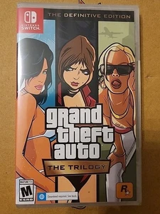 Grand Theft Auto: The Trilogy GTA - The Definitive Edition - Nintendo Switch NEU - Bild 1 von 2