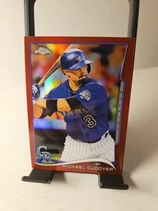 2014 Topps Chrome Michael Cuddyer Red Refractor # 2/25 Colorado Rockies - Bild 1 von 2
