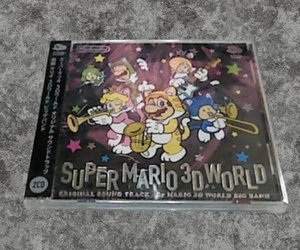 Super Mario 3D World Original Soundtrack CD Unopened Unused Club Nintendo Japan - Picture 1 of 2