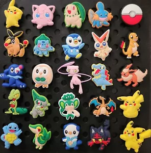 6 x POKEMON CROC JIBBITZ SHOE CHARMS PARTY FAVOR - Picture 1 of 1