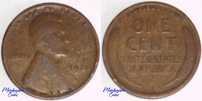 1924 Lincoln Wheat Cent -Improper Alloy Mix Wood Grain Woody - Rare Error Coin - Image 1 of 4