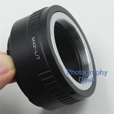 Lens Adapter For M42 Mount Lens to for Leica T LT Type 701 panasonic L Camera - Image 1 of 4