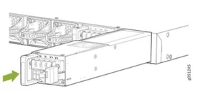 Juniper Networks JPSU-850W-DC-AFI (740-053638), DC PSU, Airflow (Back-to-Front) - Bild 1 von 1