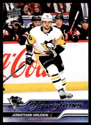 2023-24 Upper Deck Young Guns Jonathan Gruden C RC Pittsburgh Penguins #205 - Image 1 of 2