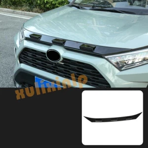 For 2019-2022 Toyota RAV4 ABS Gloss Black Front Hood Bonnet Molding Cover Trim - Imagen 1 de 5