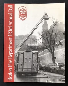 2002 Boston Fire Department 123rd Annual Ball Program Book - Picture 1 of 10