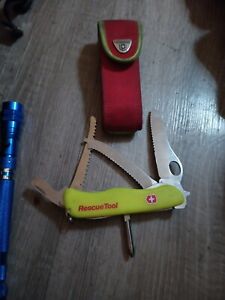 New! Genuine Victorinox Swiss Made Rescue Tool/Knife Phosphorescent Yellow