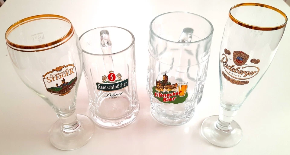 Biergläser Radeberger, Feldschlösschen usw. - Bild 1 von 1