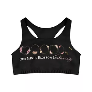 Sujetador deportivo sin costuras Our Minds Blossom In Diversity - Imagen 1 de 21