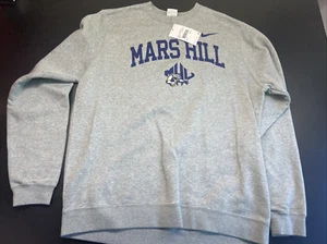 Sudadera Nike Club Polar Mars Hill University Gris Nueva Talla Grande St15 - Imagen 1 de 7