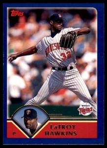 2003 Topps Latroy Hawkins Minnesota Twins #603