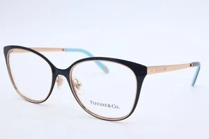 New TIFFANY&CO TF 1130 6127 Black Gold Cat Eye Women's Eyeglasses  52mm - Picture 1 of 5