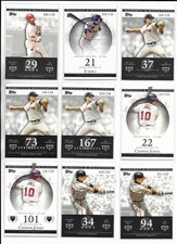 2007 Topps Moments & Milestones Pick-A-Card Pujols CHIPPER Griffey Jeter Mantle