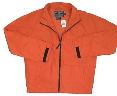 НОВАЯ винтажная ветровка куртка Polo Sport Ralph Lauren! Оранжевый упаковывается в сумку - Изображение 1 из 4