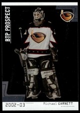 2002-03 Be a Player Between the Pipes Silver Michael Garnett 083/100 Atlanta