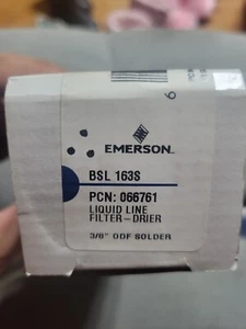 BSL-163S Emerson Flow Controls BSL Liquid Line Filter Drier 3/8" Sweat  - Picture 1 of 1
