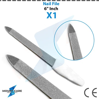 Lima de uñas profesional de doble cara arte en polvo diamante lima de uñas manicura Foto 1 de 3