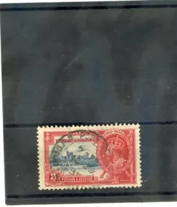 TRINIDAD & TOBAGO Sc 46 (SG 242)F-EN MUY BUEN ESTADO USADO 1935 JUBILEO PLATA 24c PIZARRA Y PURO $50 - Imagen 1 de 1