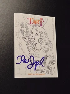 Tart Comics Exclusive Tart in Time Card Disco Inferno Signed by Kevin Joseph - Picture 1 of 5