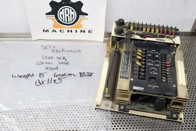 SECO Electronics 8804-NO 8800 SCR Motor Speed Control 220V 60Hz Used Warranty - Image 1 of 4