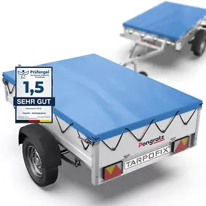Remolque lona plana 256x145 + barra lona coche cubierta lona para Pongratz LPA 250 - Imagen 1 de 13