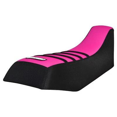 Cubierta de asiento con pinza Honda Fourtrax TRX 70 1986 - 1987 NEGRA - ROSA - NEGRA #279 Foto 1 de 4