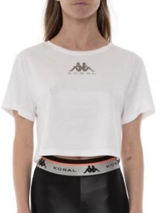 KORAL x KAPPA weißes Gelände Crop Top KP6247J88 - Bild 1 von 3