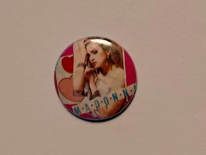 Madonna Queen of Pop music button vintage SMALL BUTTON 6 - Picture 1 of 2