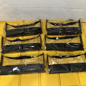 Epson Nikko IBM NCR Printers Compatible Black Ribbon 6-Pack ERC35 - Picture 1 of 6