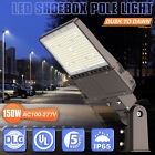 150W Led Parking Lot Light Outdoor Commercial Shoebox Area Pole Light Fixtures