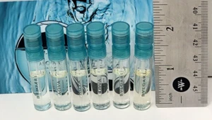 6 Vials BVLGARI AQVA MARINE POUR HOMME EDT 0.05 fl oz each Spray for MEN - Picture 1 of 2