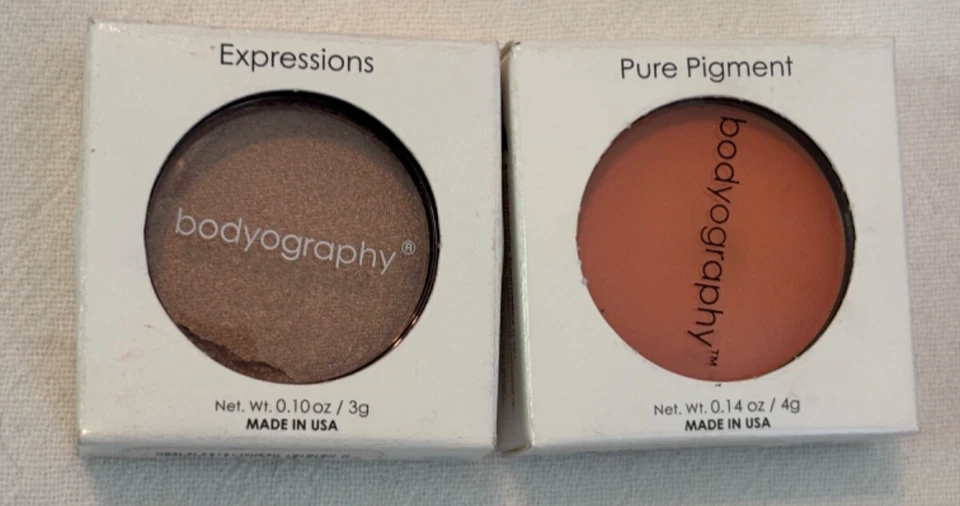 BODYOGRAPHY PURE PIGMENT & EXPRESSIONS LOT OF 2 ORANGE NIB .14OZ&.10OZ FREE SHIP - Image 1 of 1