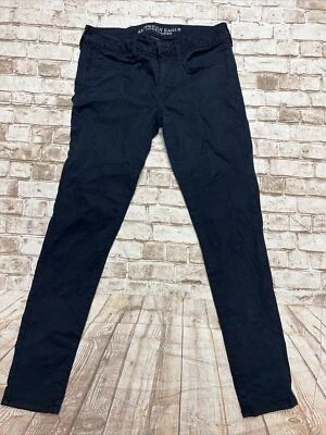 Jegging American Eagle para mujer talla 6 R súper elástico azul marino suave denim Foto 1 de 4