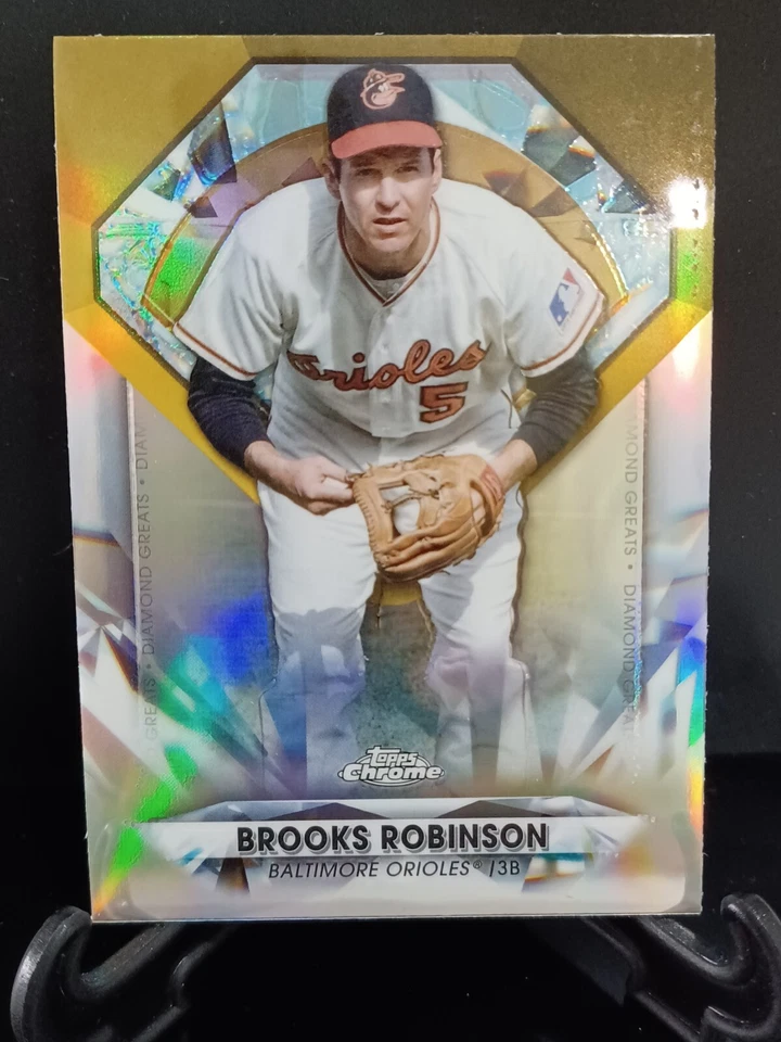2022 Topps Chrome Update Series BROOKS ROBINSON #DGC-28 Diamond Greats E38 - Image 1 of 1