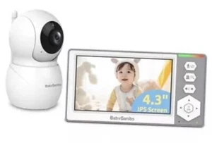 Baby Monitor with Camera and Audio, 4.3'' Video Baby Monitor with 1000ft BG1049 - Picture 1 of 6